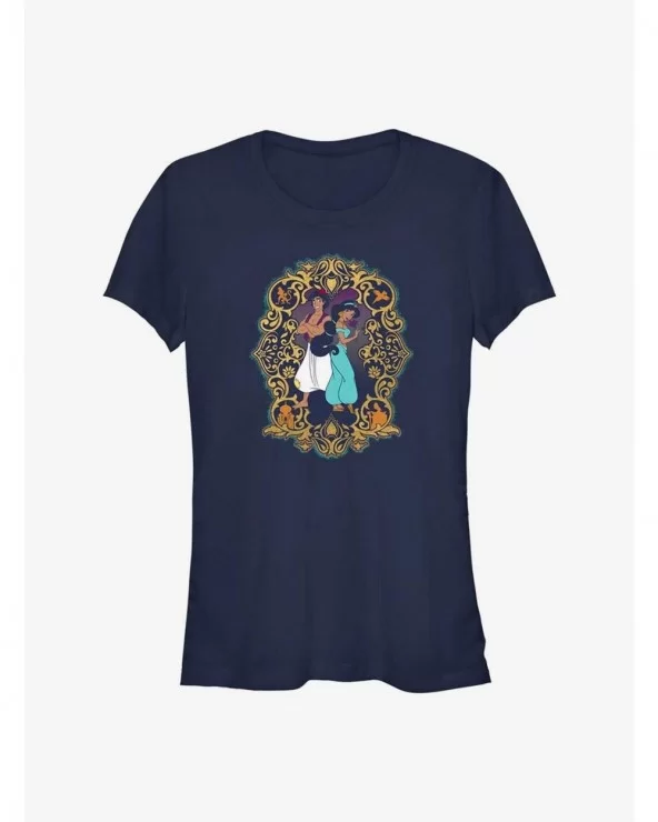 Premium Disney Aladdin Duo Frame Girls T-Shirt $10.96 T-Shirts