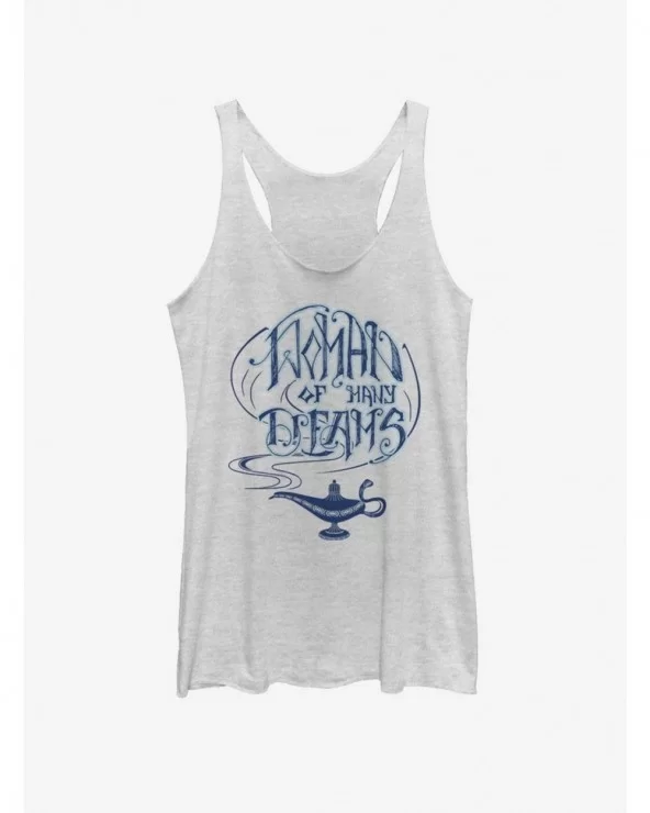 Discount Sale Disney Aladdin 2019 Women of Many Dreams Girls Tank $12.43 Tanks