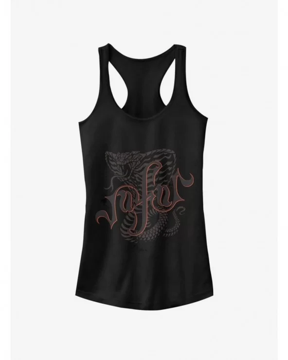 Clearance Disney Aladdin 2019 Neon Jafar Girls Tank $9.46 Tanks