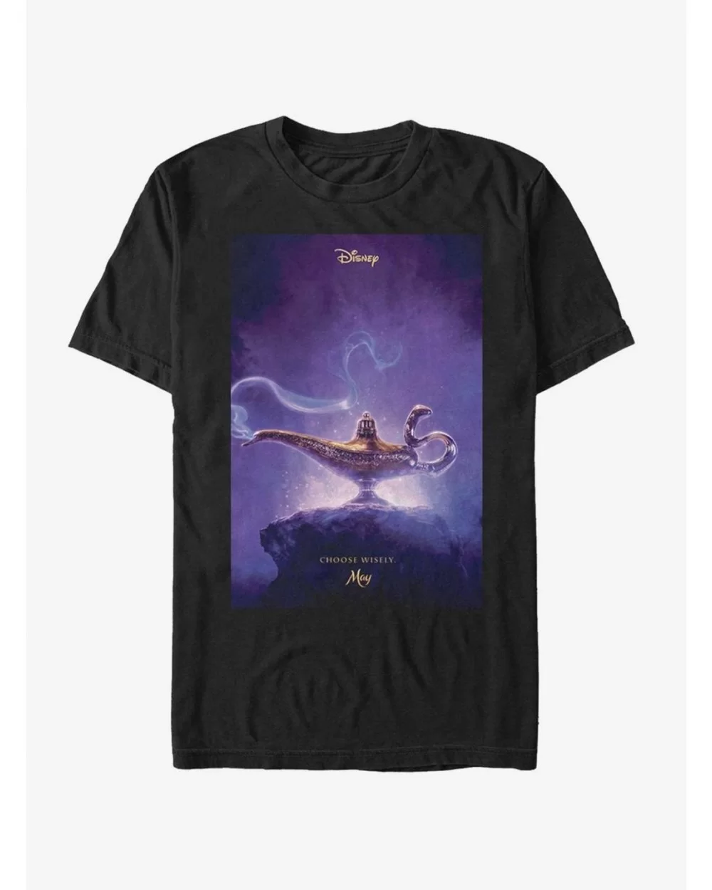 Exclusive Disney Aladdin 2019 Aladdin Live Action Poster T-Shirt Color ...