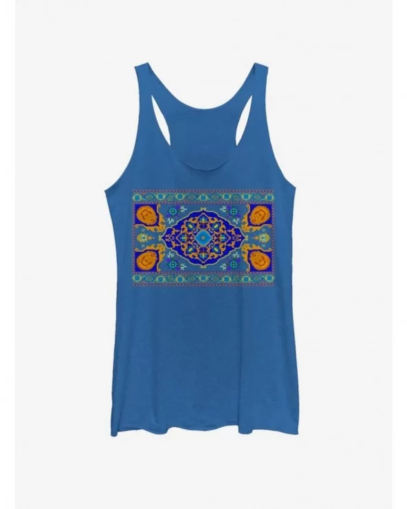 Limited-time Offer Disney Aladdin 2019 Magic Carpet Panel Print Girls Tank $7.77 Tanks